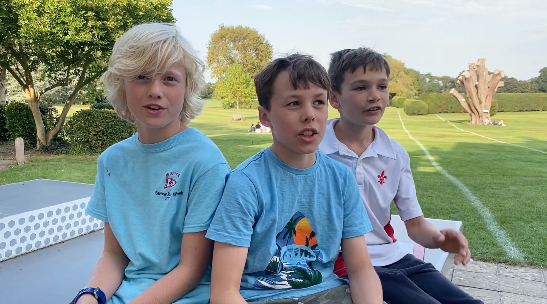 Kids on camera